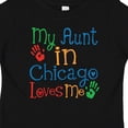 thumbnail image 4 of Inktastic My Aunt in Chicago Loves Me Boys or Girls Baby T-Shirt, 4 of 5