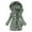 Mint Green, variant on JURANMO Winter Trendy Down Jackets for Women Fleece Lined Warm Slim Quilted Coat Solid Color Hood Mid Length Outwear Deals of the Day Black M