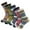Multicolor1, variant on 5 Pairs Ethnic Style Mid Crew Socks for Women, Folk Pattern Retro Knit Socks, Thick Warm Soft Cotton Blend Socks for Winter Fall, Casual Boot Socks-Multicolor1