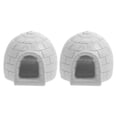 thumbnail image 1 of 2 miniaturas de casas de hielo, estatuas de casas de hielo, decoración de micropaisajes, 1 of 7