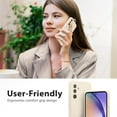 thumbnail image 2 of SHIQI-Case for Samsung Galaxy A36 5G, Soft Liquid Silicone Phone Cover Shockproof Full Body Protection A36 Phone Case with Anti-Scratch Microfiber Lining - White, 2 of 4