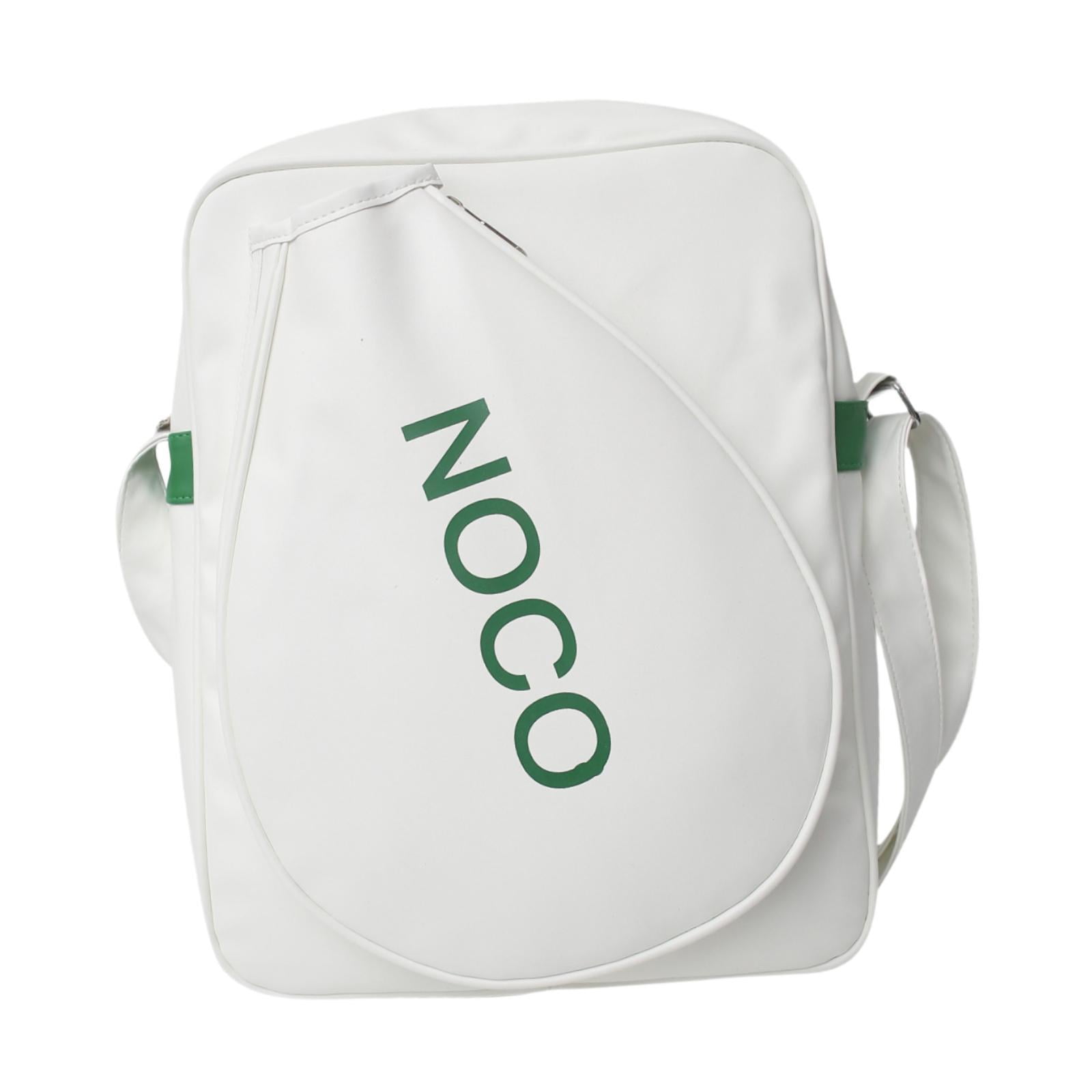 Dualoai Tennis bag, tennis backpack with shoulder strap, professional racket bag, racket White
