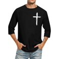 thumbnail image 4 of Birdeem Chemises pour Hommes Imprimé Col Rond Mode Décontractée Manches Courtes Blouses, 4 of 9