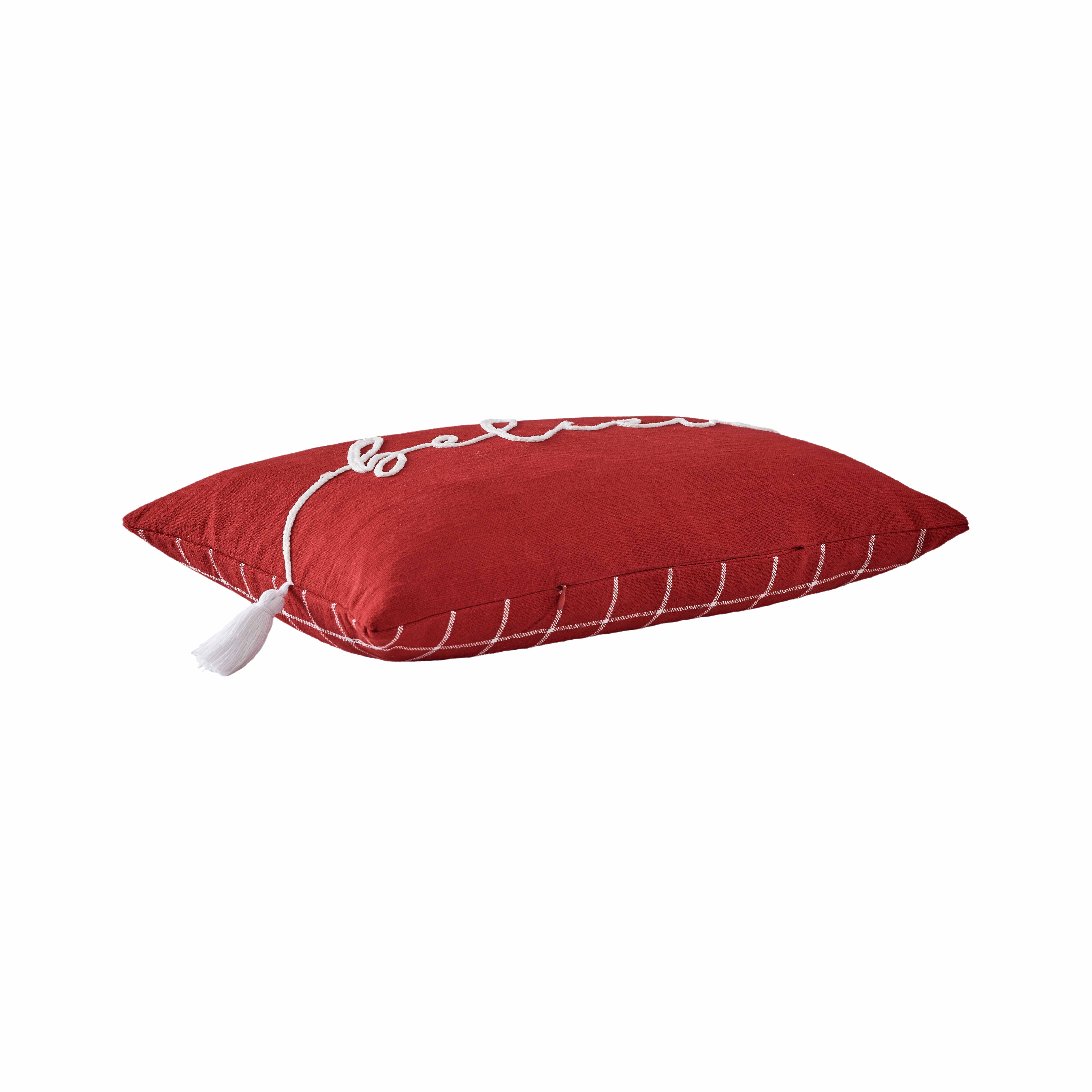 Mainstays Believe Oblong Decorative Throw Pillow, 14" x 20", 1pc