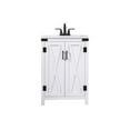 thumbnail image 3 of 24 inch single bathroom vanity in white, 3 of 8