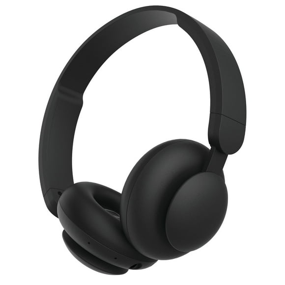 onn Casque Supra-Auriculaire Sans Fil Léger et Pliable - Noir