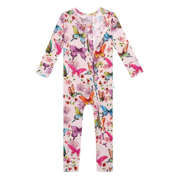 Pijama convertible para bebés, elegante, acuarela de cacahuete