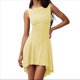 thumbnail image 1 of Vestido Informal Básico Sin Mangas de Color Liso Ajustado para Mujer, Vino Tinto, Talla L, 1 of 7