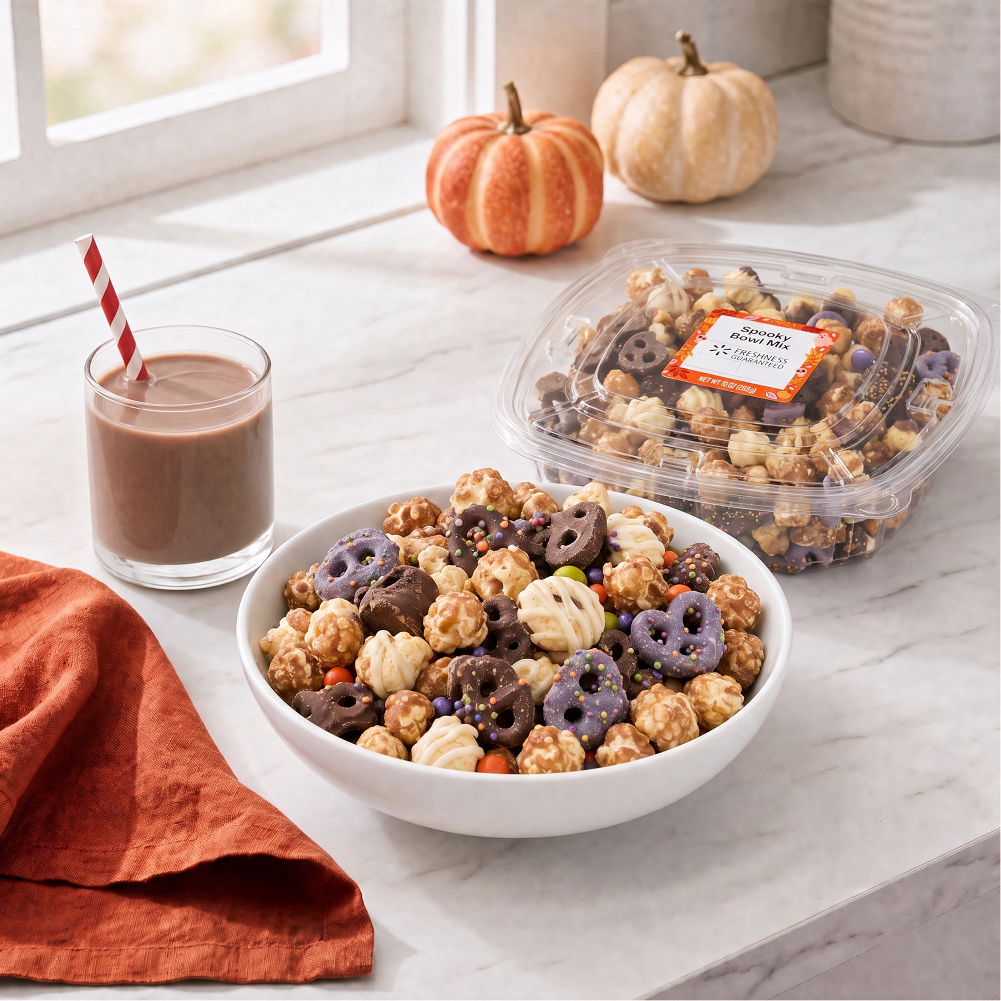 Freshness Guaranteed Halloween Spooky Bowl Snack Mix, 10 oz