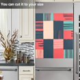 thumbnail image 3 of Yayeee Magnetic Dishwasher Cover for The Front Decoration Home Kitchen Machine Sticker Protector, Red Teal Plaid, 3 of 6