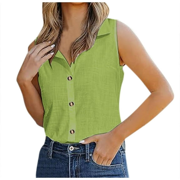 Beach Vacation Clothes for Women Bra inside Top Boy Outdoor Desert Top Women Camp Diet Button up Blouses Bodysuit Cute Spaghetti Strap Crop Cute Cleavage Tops Camisole Tunic Women's Green L