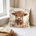 thumbnail image 2 of Throw Pillow Cover 18x18 Inch Cute Patterns Print Soft Breathable Hidden Zipper Decorative for Sofa Living Room by MPOISVA, 2 of 7