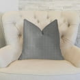 thumbnail image 2 of Plutus Mosaic Gray and Beige and Gold Luxury Throw Pillow - Double sided 20" x 20", 2 of 3