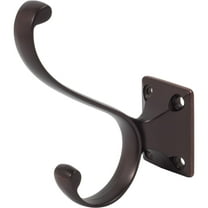 Heavy-Duty Coat & Hat Hook, 3-7/16" High, 2-15/16" Projection, Vintage Bronze by Stone Harbor Hardware