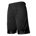 thumbnail image 2 of Ma Croix Mens Heavy Mesh Shorts with Zipper Pockets Basketball Elastic Gym Athletic Sportwear, 2 of 7