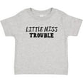 thumbnail image 3 of Inktastic Little Miss Trouble Girls Baby T-Shirt, 3 of 5