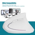 thumbnail image 1 of ASHATA Vertical  Mouse,2.4GHz Optical 1600DPI Ergonomic Vertical Gaming Mouse With Non-delay For PC/ Laptop  98/ 2000/ ME/ XP/ Vista/ Win7/ Win 10/ For  OS, 1 of 8