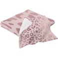 thumbnail image 2 of Coolnut Pink Leopard Bath Towels Set,2 Piece Pure Cotton Ultra Soft High Absorbent Quick Dry Towel Set,1 Bath Towels, 1 Wash Cloths Wash cloth, 2 of 7