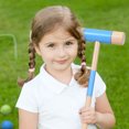 thumbnail image 5 of GoSports Standard Backyard Outdoor 6 Person Lawn Kid and Adult Croquet Game Set, 5 of 5