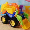 thumbnail image 3 of Musatteng 12-Pack Beach Engineering Vehicle Toys - Toddler Sandbox Trucks with Shovels, Construction Trucks for Kids Ages 1-3, Durable Outdoor/Indoor Sand Play, 3 of 9