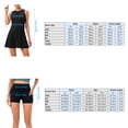 thumbnail image 4 of Yeacher Ensemble Robe de Tennis pour Femmes et Shorts Robe Débardeur Sans Manches avec Poches Entraînement 2 Pcs, 4 of 7
