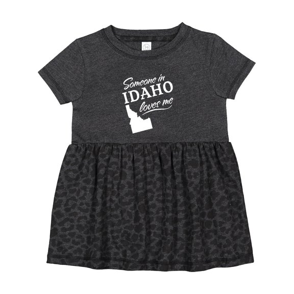 Inktastic Someone in Idaho Loves Me Girls Baby Dress