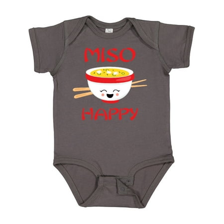

Inktastic Kawaii Miso Happy Gift Baby Boy or Baby Girl Bodysuit