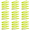 #Lime Green, variant on 4 Pcs Wooden Mahjong Racks with Magnetic Pushers, 20 Inch Painted Wood Mahjong Tile Holders, Table Game Accessories for Mahjong Tiles, Olive Green