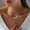 Sideway Cross, variant on Cross Necklace for Women Trendy - Dainty 18K Real Gold Plated Minimalist Cross Necklace Non Tarnish Waterproof Trendy Cute Simple Small Necklaces Easter Christian Religious Faith Jewelry Gifts