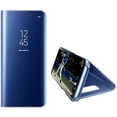 thumbnail image 2 of Compatible With Galaxy S10e Cover Mirror Cell Phone Cover, Clear View Pu Leather Case Flip Protective Cover Wallet Cell Phone Case Flip Case Wallet Case Leather Cover For Galaxy S10e, Blue, 2 of 4