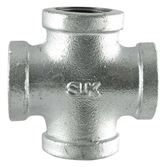 Conexión para manguera LDR Industries LDR 311 CR-114 Cruz galvanizada de 1.25 pulgadas