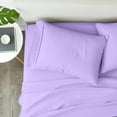 thumbnail image 3 of Shrinita 800 Thread Count Organic Cotton Bedsheet 6 PC Full-XL Lavender 25" Deep Pockets, 3 of 7