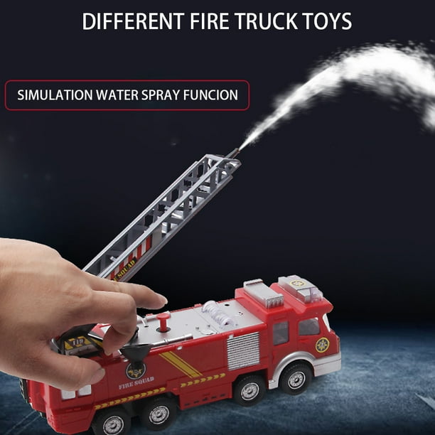 Fire engine sales toy with water