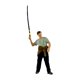 thumbnail image 5 of 1/64 a escala Angler figura figura de resina mini accesorios fotográficos de fotografía Props decorativos Modelo de pesca Carácter de pesca Fundición de caña de pescar, 5 of 8