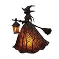 thumbnail image 4 of Lámpara de bruja de Halloween,Lámpara de bruja de Halloween,decoración de bruja,luz nocturna,Lámpara de mesa LED de resina con estatua de bruja hecha a mano,Atrapasol gótico espeluznante, 4 of 8