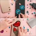 thumbnail image 5 of Uxcell 3Pcs Rhinestone Stickers Self Adhesive Rhinestones Gems Glitter Sticker Black, 5 of 6
