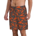 thumbnail image 2 of KLL Crayfish Men's Casual Summer Beach Shorts Hawaiian Shorts with Pockets-XX-Large, 2 of 5