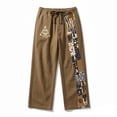 thumbnail image 2 of Pantalon Décontracté pour Hommes avec Imprimé et Jambe Droite pour un Confort et un Style Quotidiens dans la Garde-Robe du Week-End, 2 of 3