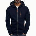 thumbnail image 2 of Men's Zip Up Hoodies Lightweight Casual Long Sleeve Sweatshirt with Zipper Pockets 2025 Fall Winter Slim Fit Sports Jackets, 2 of 6