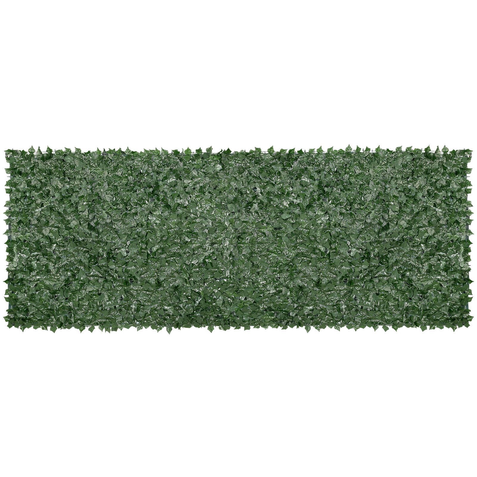 Artificial Ivy Privacy Fence 59" x 158", Fade-Resistant Silk Leaves, Dense Screening, UV Protected, for Garden Balcony Patio