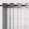 thumbnail image 3 of Light Filtering Curtains 63 Inches Long, Sheer Curtains Light Filtering, Ombre Curtains, Grommet Sheer Curtains, 52X63 In, Gradient Voile, Living Room Bedroom, 1 Pc, 3 of 6