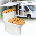 thumbnail image 6 of HELLHERO Bathroom Toilet Cover Set Bat 2 Piece Elastic Bottom for Household Soft Toilet Seat Cover, 6 of 8