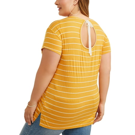 Sky Tops - Terra and Sky Women's Plus Tie Back Tee