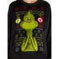 thumbnail image 4 of The Grinch Women’s Minky Fleece Graphic Sleep Top, Sizes S-3X, 4 of 5