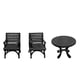 thumbnail image 2 of Kit de mesa y silla de resina en miniatura, escala 1:64, ligero para bonsái. Negro, 2 of 7