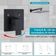 thumbnail image 5 of Sistema de Ducha de Acero Inoxidable,10'' Regadera Negra,Juego de Mezclador de Ducha de Techo para Baño,Regaderas para Baño Cabezal de Ducha de Lluvia de Alta Presión, 5 of 7