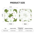 thumbnail image 5 of Gukieu Cute Turtle Print Square Cushion Cover, Elastic Strap Chair Protector, Suitable for Family Restaurant, Hotel Banquet Decorations-Four Pieces, 5 of 7