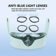 thumbnail image 2 of Compatible with Meta Quest 3S VR Lenses Frame - Anti-Blue Light HD Snap-On Frame for VR Headset Accessories-Without lenses, 2 of 7