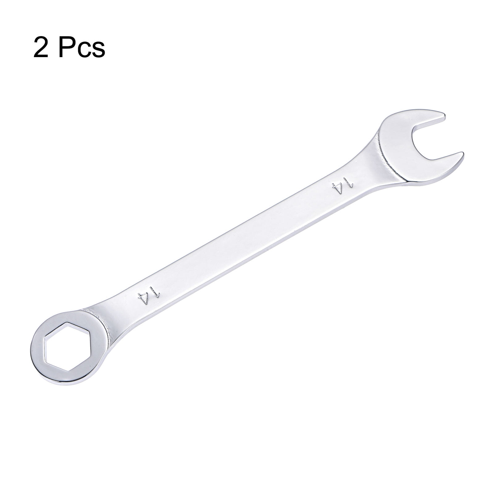 Unique Bargains Angled Open End High Carbon Steel Thin Combination Wrench 14mm