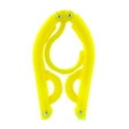 thumbnail image 3 of Wosthever Percha plegable portátil de plástico para ropa, percha de viaje, 5 colores Almacenamiento y organización del hogar amarillo, 3 of 5